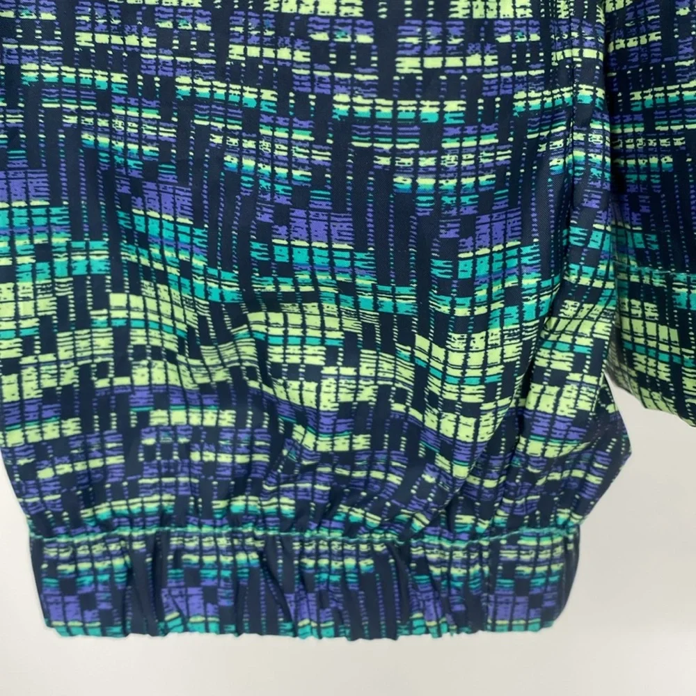 Columbia Women’s Geometric Pattern Long Sleeve Windbreaker Jacket‎ Medium